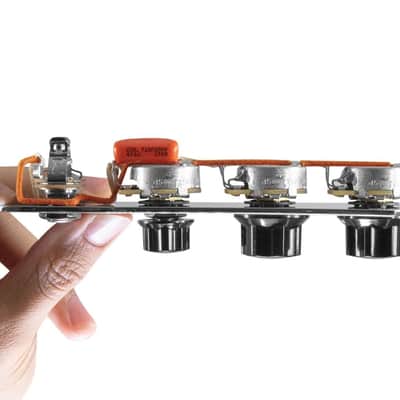 920D Custom JB-C Upgraded Pre-Wired Wiring Control Plate for J-Style Bass image 5