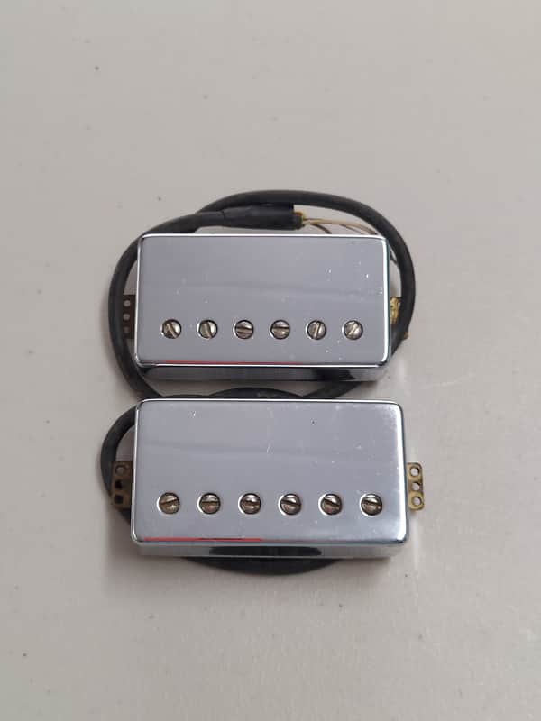 1990's Schaller Humbucker Pickup Set - Neck 7.61k Bridge 8.14k image 1