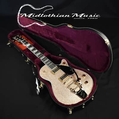 Gretsch G6229TG Limited Edition Players Edition Sparkle Jet BT w/Bigsby + Case - Champagne Sparkle Finish image 9