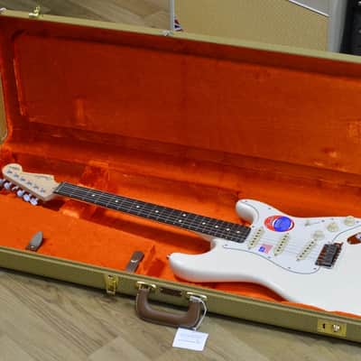 Fender Jeff Beck Stratocaster - Olympic White - Incl Vintage Style Tweed Case image 9