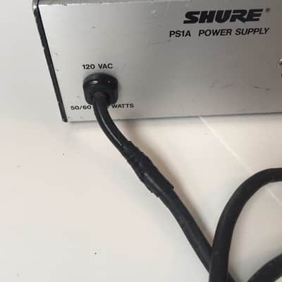 Vintage SHURE PS1A 2 Channel Phantom XLR Power Supply image 4