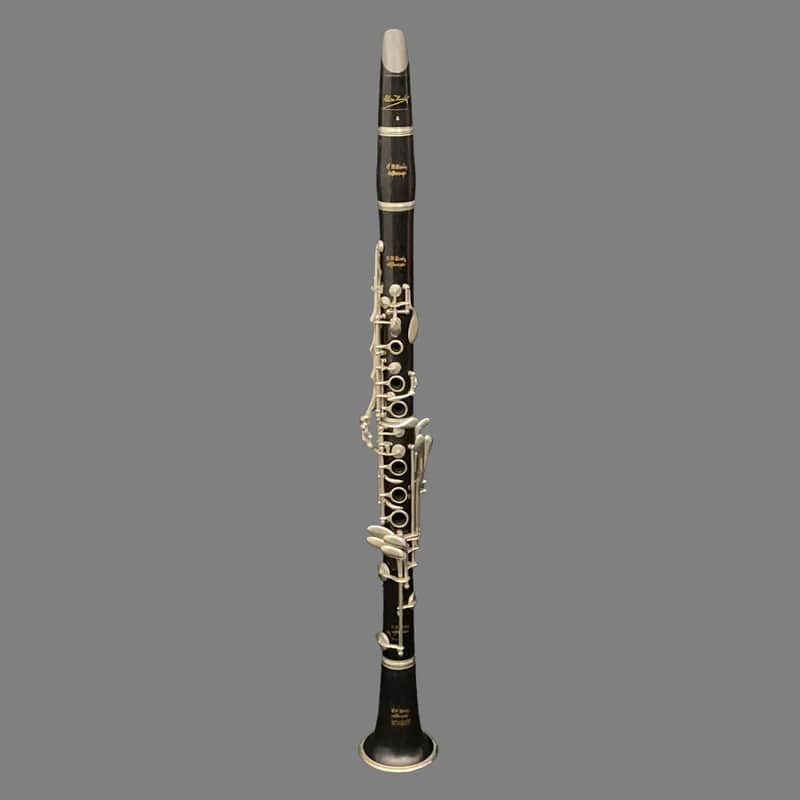 Vintage G.W. Bundy Paris Bb Wood Clarinet, Extended Boehm System, Case image 1