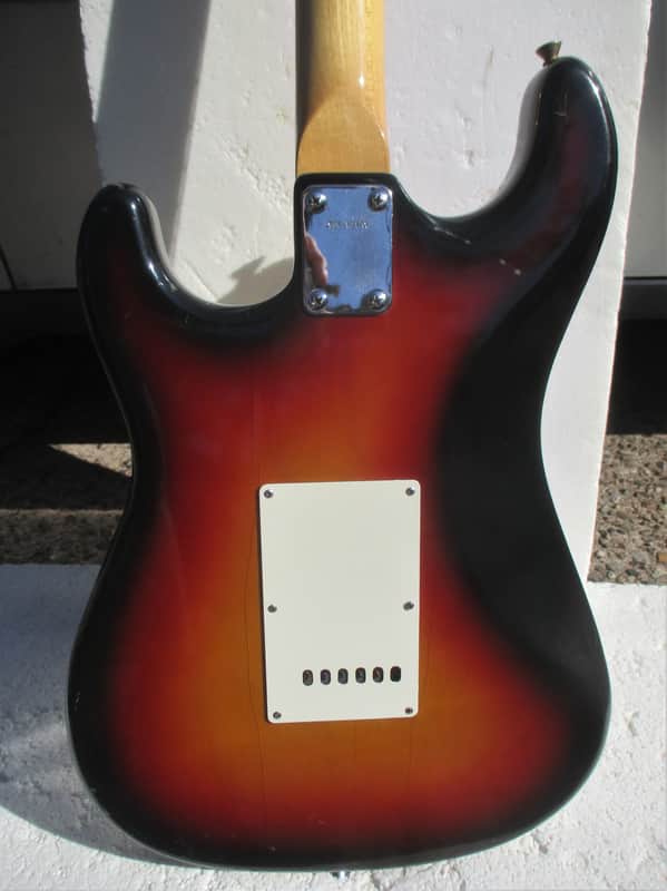 Fresher Straighter Guitar, 1970's, Japan, Sunburst Finish, Plays