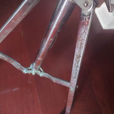 Sonor  Single Braced cymbal stand straight  1970s - Chrome image 6