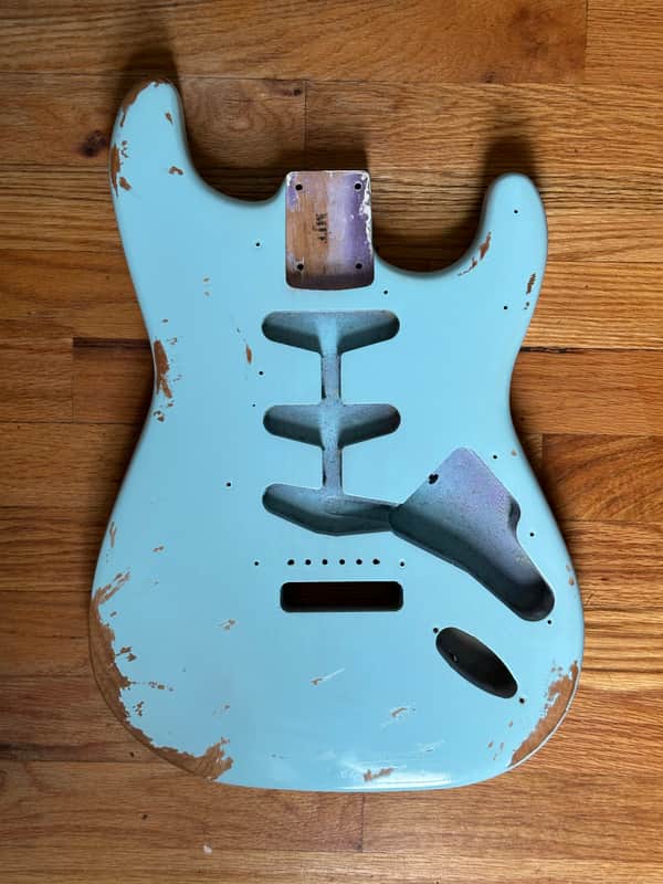 MJT Strat Body - Sonic Blue image 1