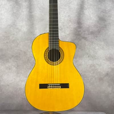 Takamine EC132C 1980s Classical Guitar With Prized "Brownie" Pre amp pickup image 2
