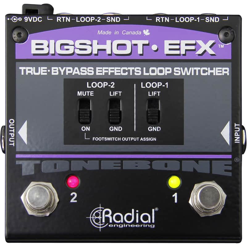 Radial BigShot EFX True Bypass Effects Loop Controller image 1
