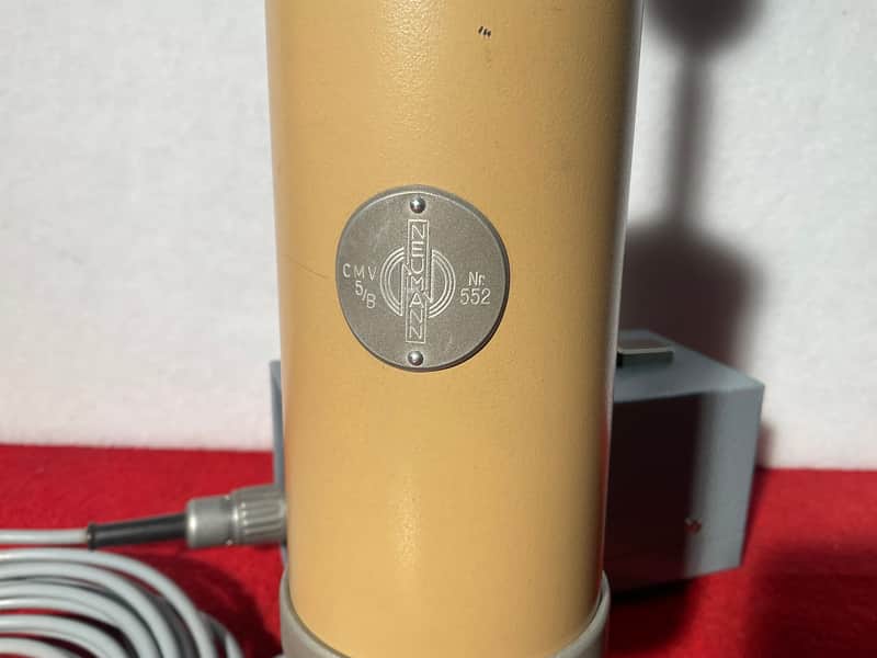 Neumann CMV5 TUBE MIKROFON # 552 BOTTLE ORIGINAL SET VINTAGE image 1