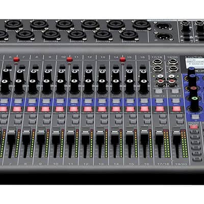 Zoom LiveTrak L-20 Digital Mixer & Multitrack Recorder, 20-Input/ 22-Channel SD Card Recorder, 22-in/4-out USB Audio Interface, 6 Customizable Outputs, Wireless iOS Control image 4