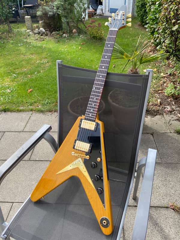 Gibson Custom Shop 1958 Korina Flying V 2021 - Natural