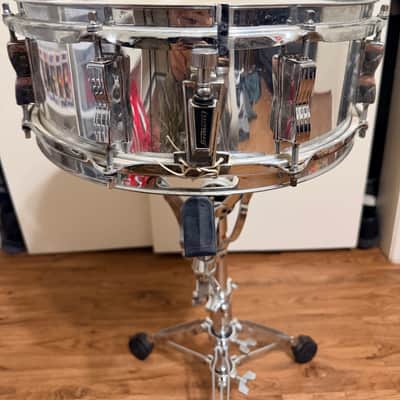 Ludwig Rocker snare drum Estimated 1980’s- 1990’s - Chrome over wood image 3