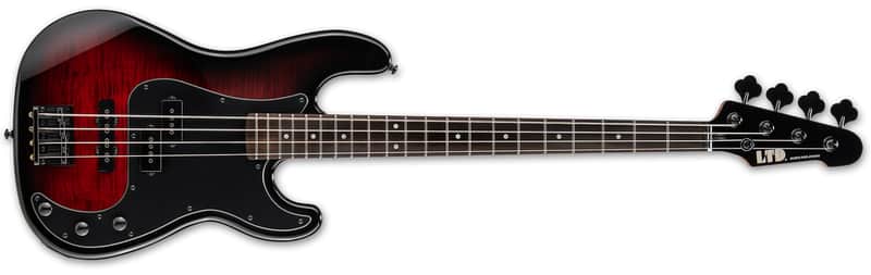ESP LTD Surveyor-204DX Electric Guitar in Red Burst