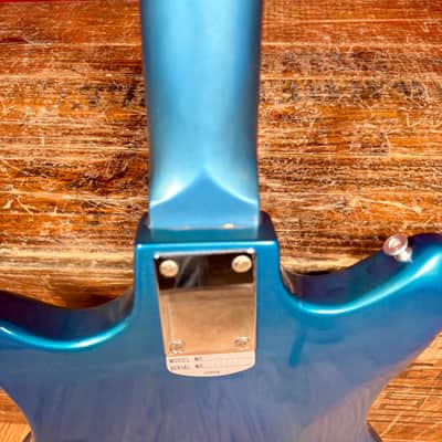 1965 Teisco Del Rey ET-201 Electric Guitar Blue image 6