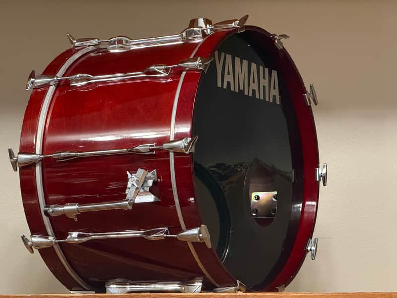 1989 Yamaha 22" Recording Custom 14x22 Cherry Bass Drum MIJ Cherrywood image 1