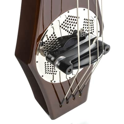 Fame UB-3 Electric Upright Bass Dark Brown - Electric Double Bass image 9