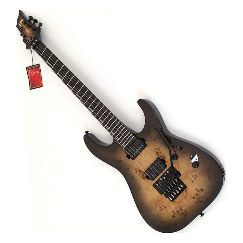 ESP LTD H-1001FR Guitar Black Natural Burst B-Stock 0625 image 1
