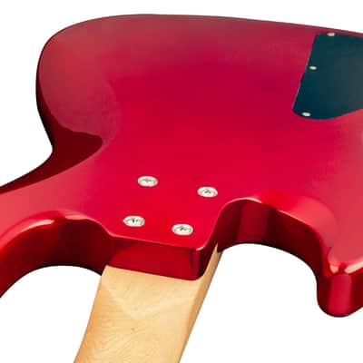 Sadowsky MetroExpress 21-Fret Vintage J/J Bass, Maple Fingerboard, 4-String - Solid Candy Apple Red Metallic image 5