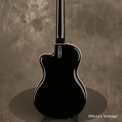 RARE 1960's GOYA/Hagstrom model JB-80 factory ACOUSTIC modular insert BLACK #004 image 20