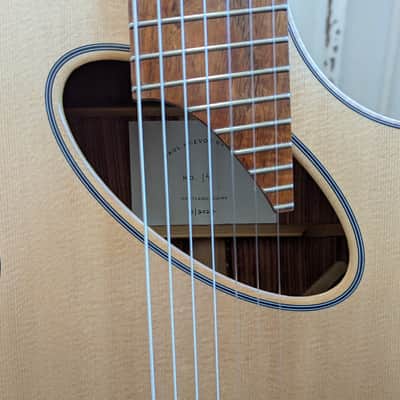 Paul McEvoy Guitars 'Dali' 7 String Multiscale Nylon String Classical Guitar 2024 - Sitka/Pau Rosa image 12