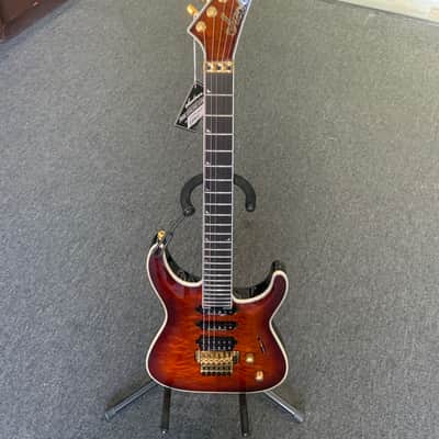 Jackson Pro Plus Series Soloist SLA3Q 2023 - Present - Amber Tiger Eye *B-Stock* image 1