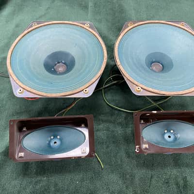 Pair of Saba Green Cone Woofers and Tweeters 5 Ohm Version in Excellent + Cond. image 1