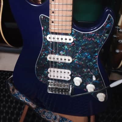 *CUSTOM* Samick Greg Bennett Signature Malibu *SEYMOUR DUNCAN PICKUPS* COIL SPLIT 2004 - Cobalt image 4