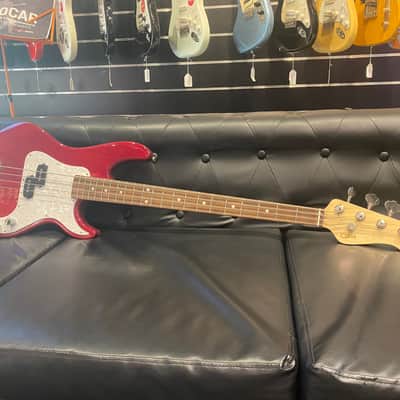 G&L Fullerton SB1 40 Aniversario Bajo Eléctrico Crimson Red image 6