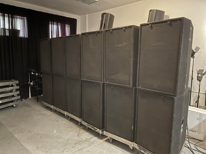 Electro Voice EV MTL-2.5 and MTL2B 12 box system | Reverb