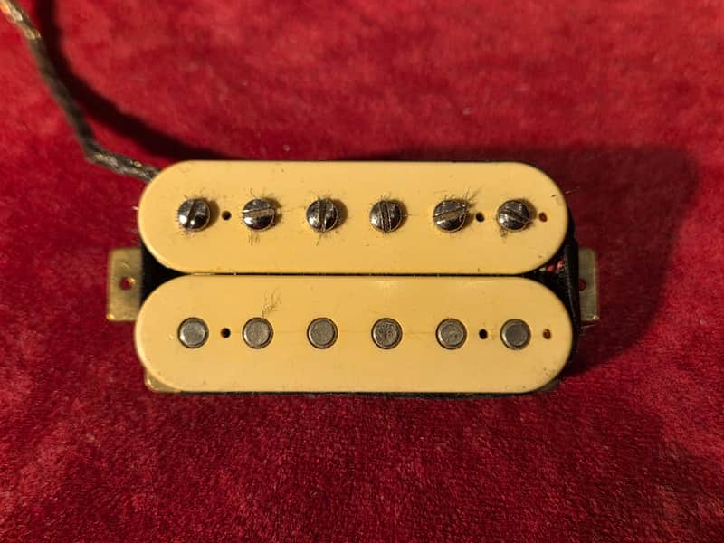 Vintage 1970s DiMarzio PAF-Style Humbucker Cream image 1