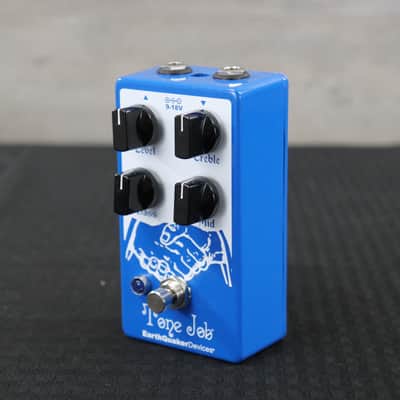 EarthQuaker Devices Tone Job EQ & Booster V2 Blue / White Print image 3