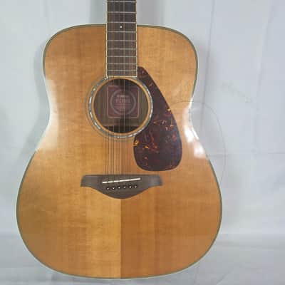 Yamaha FG730S Solid Top Brown Acoustic Guitar Natural Finish - Rosewood Back image 8