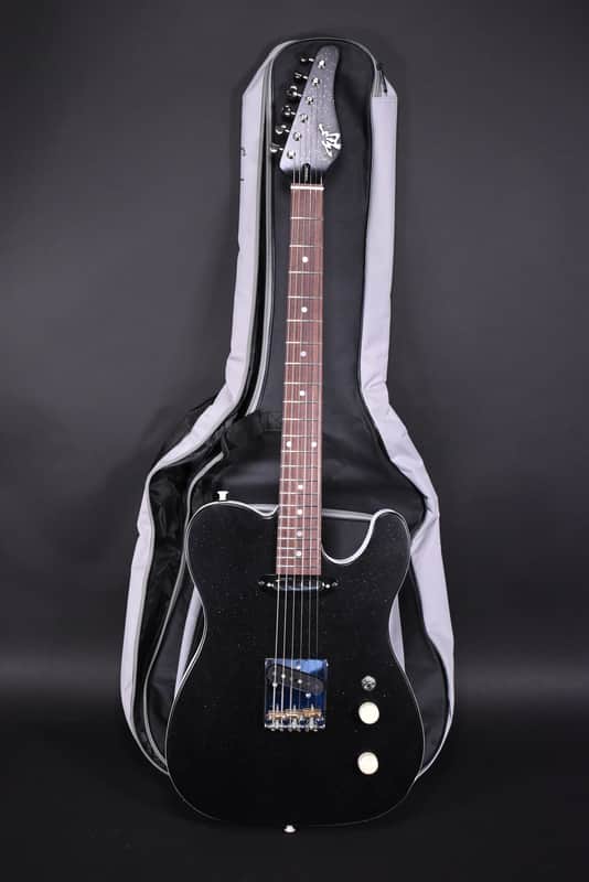 2023 Williams Guitars USA DanTana Black Sparkle Finish w/Bag image 1