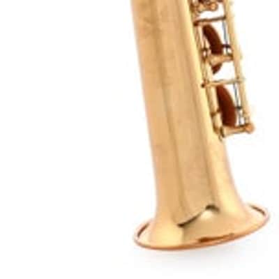 P. Mauriat System 76 Soprano Saxophone with 2 Necks - Gold Lacquer Finish image 2