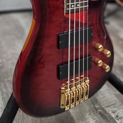 AIO Wolf KTB-5 Bass - Red Burst GS-001 image 10