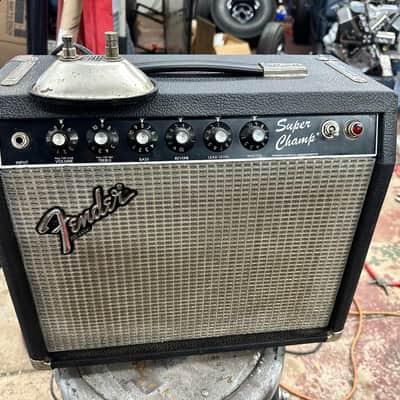 Fender Super Champ 18-Watt rivera era 1982 - 1986 - Black image 1