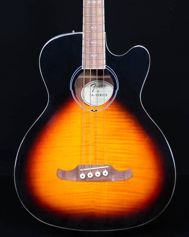 Fender FA-450CE Acoustic Bass, Laurel FB, 3-Color Sunburst image 1