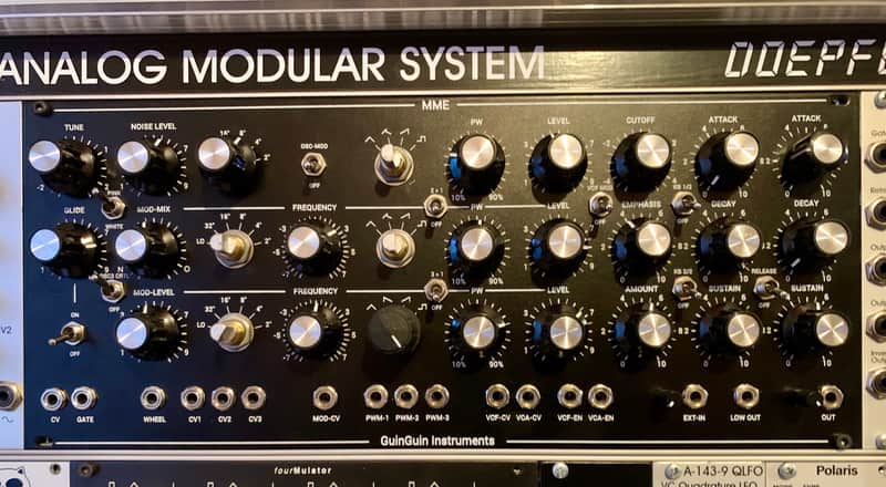 GuinGuin Instruments MME Minimoog Eurorack 2016 - black image 1