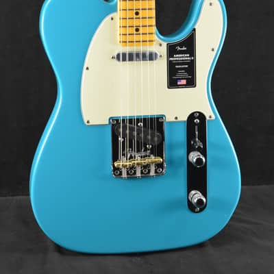 Fender American Professional II Telecaster Miami Blue Maple Fingerboard image 1