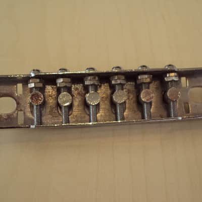 WEM/Wilson/Hopf 1960's Chrome guitar bridge image 4