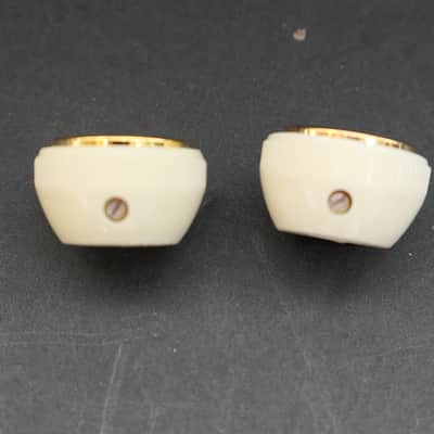 PAIR OF GENUINE Hofner 500/1 Beatle Violin Bass H909/15 Tea Cup Knobs image 3