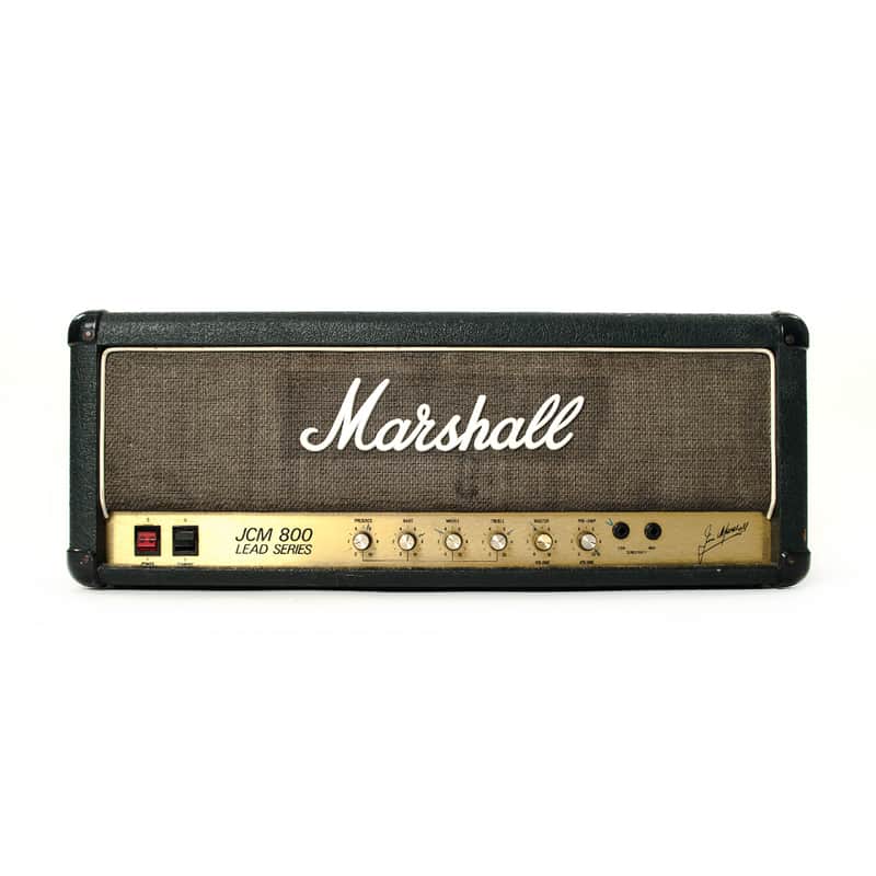 Marshall JCM 800 (2204) Master Model 50W MkII Lead 1980s Black Tolex owned by Billy Corgan image 1