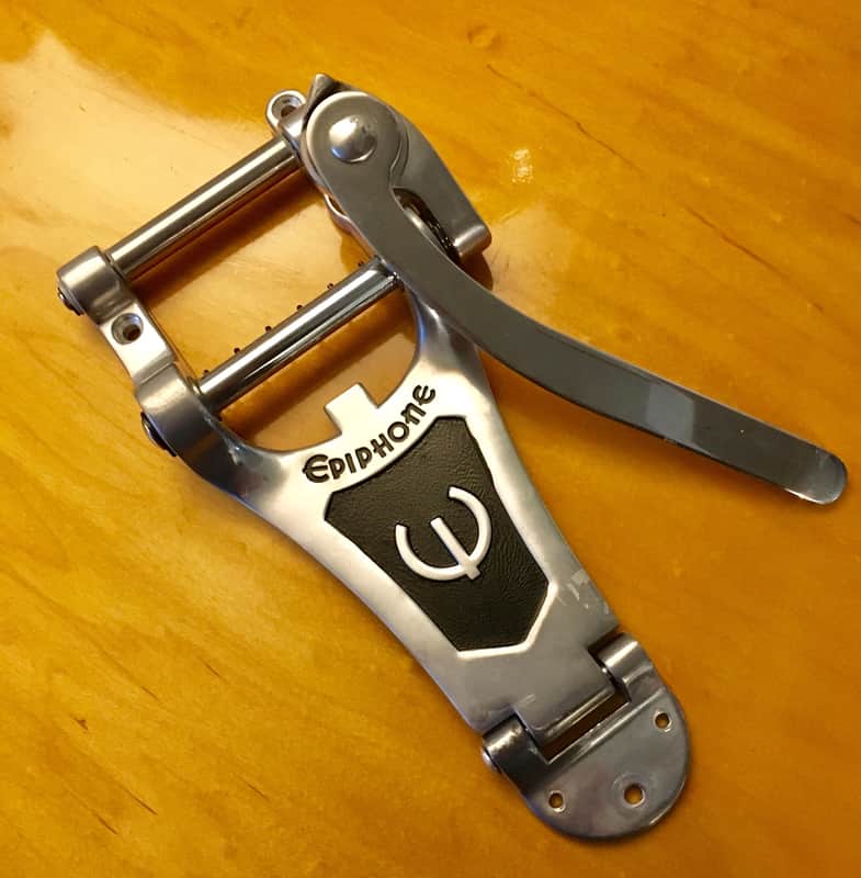 Bigsby Epiphone e logo vibrato tailpiece b-7 original | Reverb