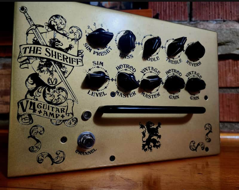 Victory Amps V4 The Sheriff 2-Channel 180-Watt Hybrid Guitar Amp Pedal 2022 - Present - Gold image 1