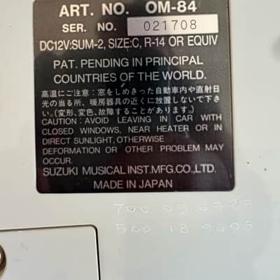 Suzuki OM-84 System Two Omnichord 1984 - Ivory image 2