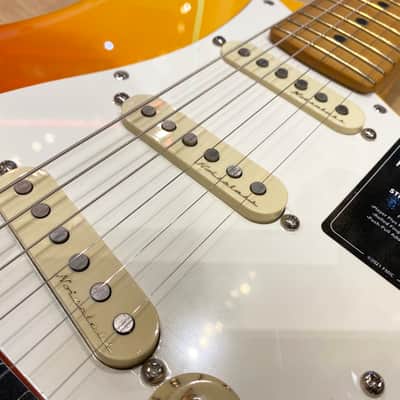 Fender Player Plus Stratocaster Electric Guitar 2021 Tequila Sunrise image 8