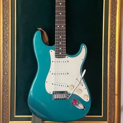 Fender American Standard Stratocaster with Matching Headstock, Rosewood Fretboard 1995 - Ocean Turquoise image 1