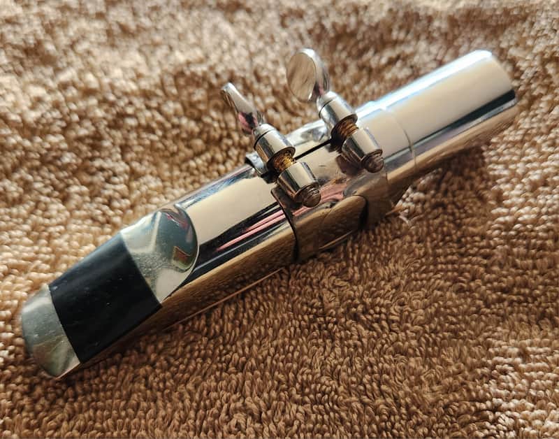 TSTS Tenor Sax Mouthpiece (7) Nickel Plate image 1
