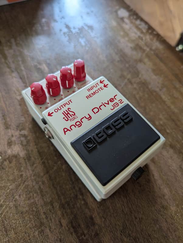 Boss JB-2 JHS Angry Driver - White/Red | Reverb