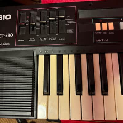 Casio Casio CT-380 210 Sound Tonebank  1980s - Black image 2