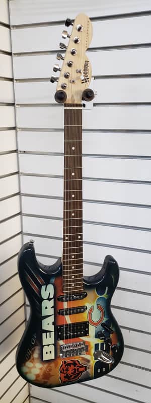 Woodrow FS NFL Northender Electric Guitar Chicago Bears 2000s - Chicago Bears image 1